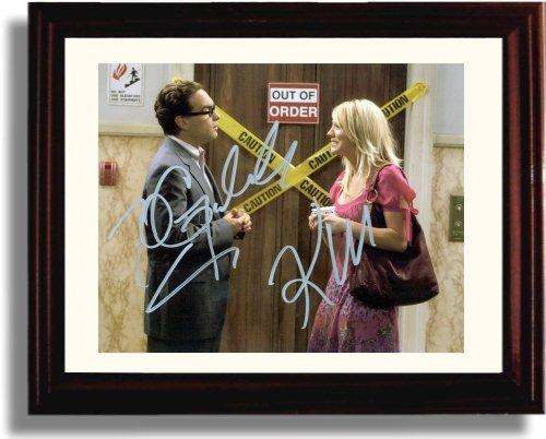 8x10 Framed Big Bang Theory Autograph Promo Print - Big Bang Theory Cast Framed Print - Television FSP - Framed   