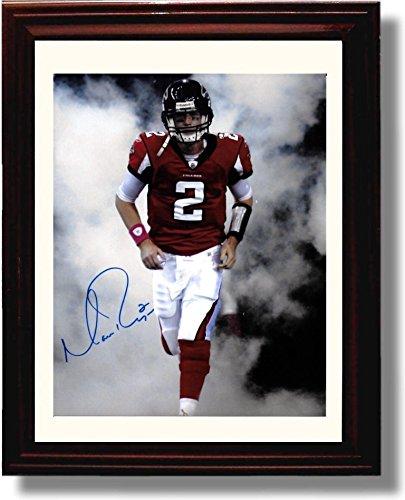 8x10 Framed Matt Ryan - Atlanta Falcons "Matty Ice" Autograph Promo Print Framed Print - Pro Football FSP - Framed   