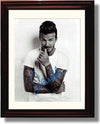 Framed David Beckham Autograph Promo Print - Model Framed Print - Soccer FSP - Framed   