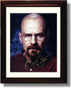8x10 Framed Breaking Bad Autograph Promo Print - Bryan Cranston Framed Print - Television FSP - Framed   