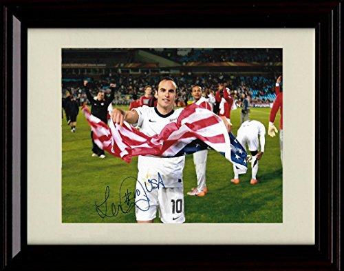 8x10 Framed Landon Donovan Autograph Promo Print - Team USA World Cup Framed Print - Soccer FSP - Framed   