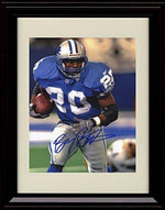 8x10 Framed Barry Sanders - Detroit Lions Autograph Promo Print Framed Print - Pro Football FSP - Framed   