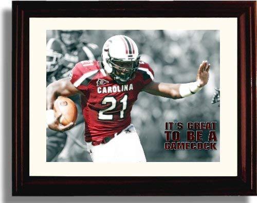 Framed 8x10 South Carolina Gamecocks Marcus Lattimore Great to Be a Gamecock Photo Framed Print - College Football FSP - Framed   