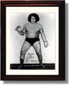 8x10 Framed Andre the Giant Autograph Promo Print Framed Print - Wrestling FSP - Framed   