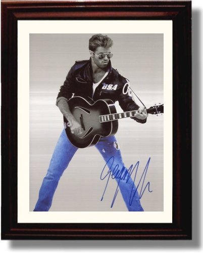 Unframed George Michael - Faith - Autograph Promo Print Unframed Print - Music FSP - Unframed   