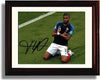 8x10 Framed Kylian Mbappe - France World Cup 2018 Slide - Autograph Promo Print Framed Print - Soccer FSP - Framed   