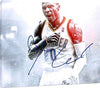 Floating Canvas Wall Art:   Russell Westbrook Bringing the Thunder Autograph Print Floating Canvas - Basketball FSP - Floating Canvas   