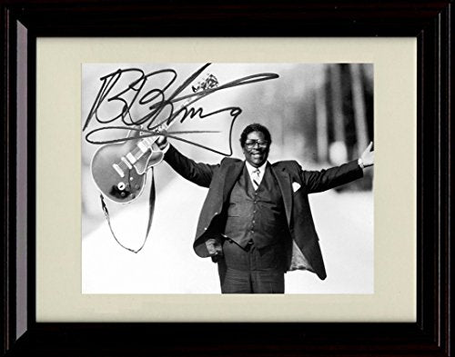 8x10 Framed BB King Celebration Autograph Promo Print Framed Print - Music FSP - Framed   