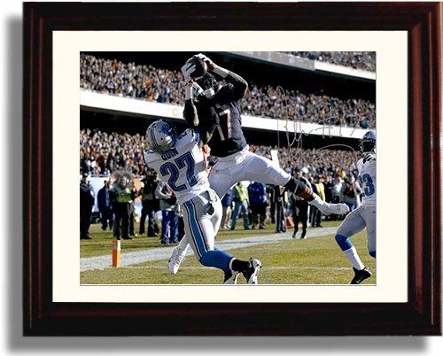 8x10 Framed Alshon Jeffery - Chicago Bears Autograph Promo Print - TD Catch Framed Print - Pro Football FSP - Framed   