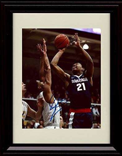 Framed 8x10 Rui Hachimura Autograph Promo Print - The Shot - Gonzaga Framed Print - College Basketball FSP - Framed   