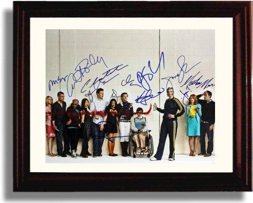 Unframed Glee Autograph Promo Print - Glee Cast Unframed Print - Television FSP - Unframed   
