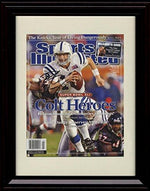 8x10 Framed Peyton Manning - Denver Broncos SI Autograph Promo Print -2007 Champs! Framed Print - Pro Football FSP - Framed   