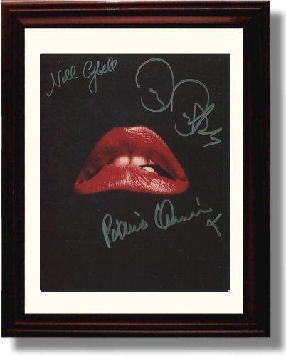 8x10 Framed Barry Bostwick, Patricia Quinn, and Nell Campbell Autograph Promo Print - Rocky Horror Framed Print - Movies FSP - Framed   