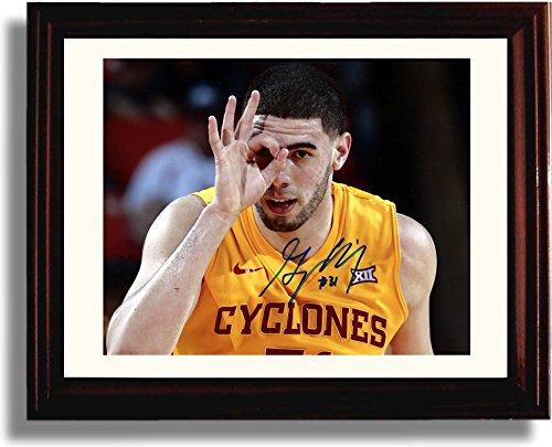 Unframed Georges Niang "3 Pointer" Autograph Promo Print - Iowa State Cyclones Unframed Print - College Basketball FSP - Unframed   