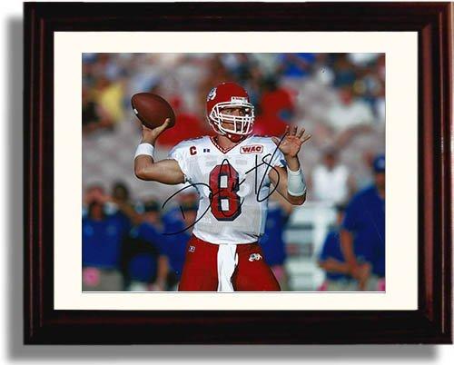 16x20 Gallery Frame David Carr Autograph Promo Print - Fresno State Bulldogs Gallery Print - College Football FSP - Gallery Framed   