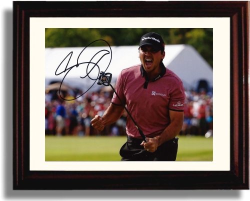 Framed Jason Day Autograph Promo Print Framed Print - Golf FSP - Framed   