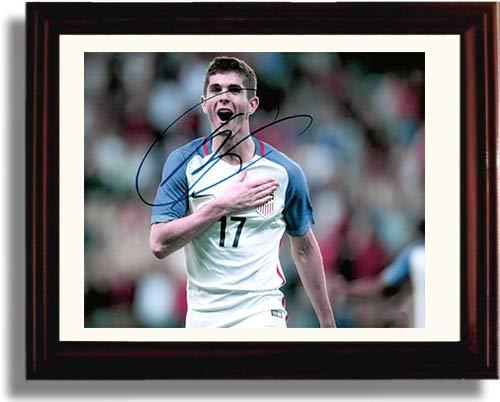 8x10 Framed Christian Pulisic - USA Soccer - Autograph Promo Print Framed Print - Soccer FSP - Framed   