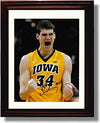 16x20 Framed Adam Woodbury Iowa Hawkeyes Autograph Promo Print Gallery Print - College Basketball FSP - Gallery Framed   