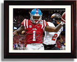Unframed Ole Miss - Laquon Treadwell "Final TD" Autograph Promo Print Unframed Print - College Football FSP - Unframed   