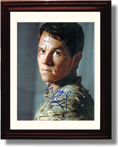 16x20 Framed Mark Wahlberg Autograph Promo Print Gallery Print - Movies FSP - Gallery Framed   
