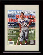 Framed 8x10 Stan Musial SI Autograph Replica Print Framed Print - Baseball FSP - Framed   