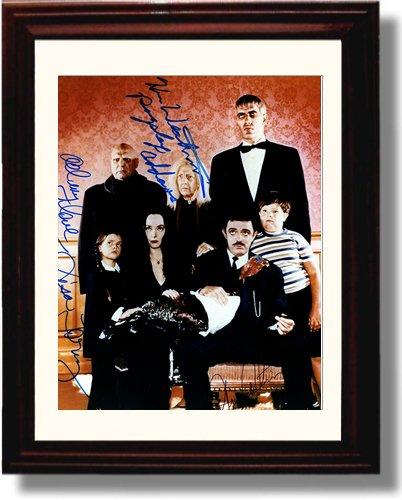 16x20 Framed Adams Family Autograph Promo Print - Cast Signed Gallery Print - Movies FSP - Gallery Framed   