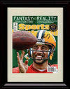 8x10 Framed Aaron Rodgers - Green Bay PackersSI Autograph Promo Print - 2013 Pre Season Framed Print - Pro Football FSP - Framed   