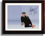 8x10 Framed George Michael Pose - Autograph Promo Print Framed Print - Music FSP - Framed   