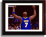 Framed Lamar Odom "#7" Los Angeles Lakers Autograph Promo Print Framed Print - Pro Basketball FSP - Framed   