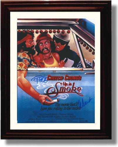 8x10 Framed Cheech and Chong - Up In Smoke - Autograph Promo Print Framed Print - Movies FSP - Framed   