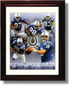 8x10 Framed Brandon Stokley & Reggie Wayne Autograph Promo Print Framed Print - Pro Football FSP - Framed   