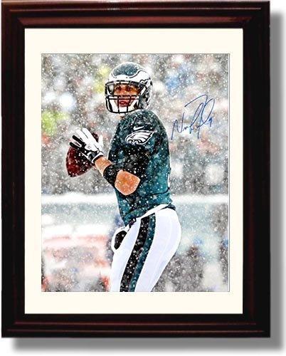 8x10 Framed Nick Foles - Philadelphia Eagles Autograph Promo Print - "Snow Bowl" World Champion MVP! Framed Print - Pro Football FSP - Framed   