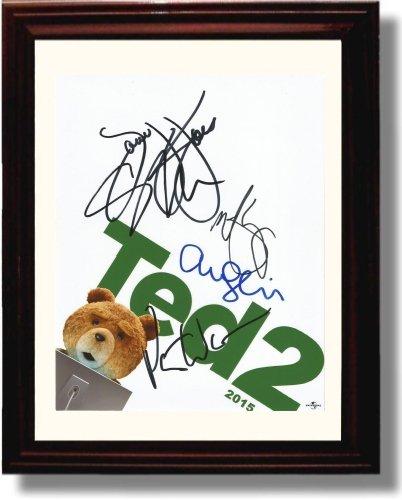 Framed Cast of Ted 2 Autograph Promo Print - Ted 2 Framed Print - Movies FSP - Framed   