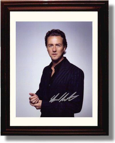 8x10 Framed Ed Norton Autograph Promo Print Framed Print - Movies FSP - Framed   
