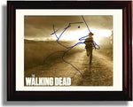 8x10 Framed Walking Dead Autograph Promo Print - Andrew Lincoln Framed Print - Television FSP - Framed   