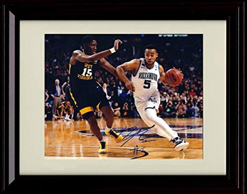 Framed 8x10 Phil Booth Autograph Promo Print - Driving - Villanova Framed Print - College Basketball FSP - Framed   