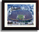 Unframed Michigan Wolverines "The Big House" Bo Schembechler Autograph Promo Print Unframed Print - College Football FSP - Unframed   