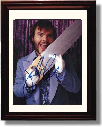 8x10 Framed Jack Black Autograph Promo Print Framed Print - Movies FSP - Framed   