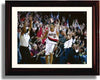 8x10 Framed Nicolas Batum Autograph Promo Print - Portland Trailblazers Framed Print - Pro Basketball FSP - Framed   