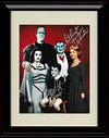 8x10 Framed The Munsters Autograph Promo Print - Family Picture - Cast Signed Framed Print - Television FSP - Framed   
