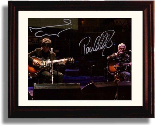 Unframed Paul Weller Autograph Promo Print - Noel Gallagher Unframed Print - Movies FSP - Unframed   