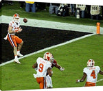 Floating Canvas Wall Art: Clemson Tigers, Hunter Renfro "The Catch" Autograph Print Floating Canvas - College Football FSP - Floating Canvas   