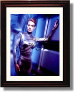 Framed Star Trek Voyager Autograph Promo Print - Jeri Ryan Framed Print - Television FSP - Framed   