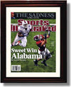 Framed 8x10 Alabama Crimson Tide Colin Peek "Sweet Win Alabama" SI Autograph Promo Framed Print - College Football FSP - Framed   