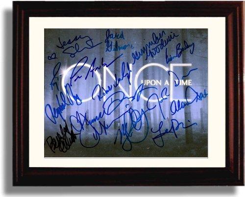 Framed Once Upon a Time Autograph Promo Print - Cast Signed Framed Print - Television FSP - Framed   