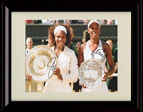 8x10 Framed Williams Sisters Autograph Promo Print - Greatest Tennis Duo! Framed Print - Tennis FSP - Framed   