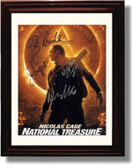 8x10 Framed Cast of National Treasure Autograph Promo Print - National Treasure Framed Print - Movies FSP - Framed   