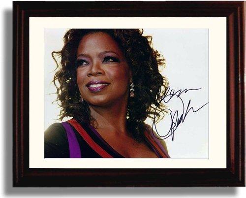 8x10 Framed Oprah Autograph Promo Print Framed Print - Television FSP - Framed   