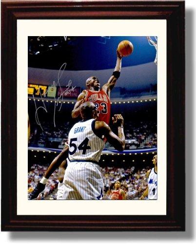 8x10 Framed Horace Grant Autograph Promo Print - Orlando Magic Framed Print - Pro Basketball FSP - Framed   