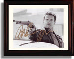 8x10 Framed Arnold Schwarzenegger Autograph Promo Print - Terminator Framed Print - Movies FSP - Framed   